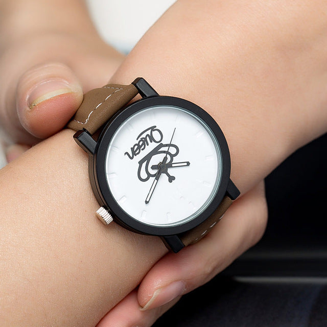Leather Couple Watch
