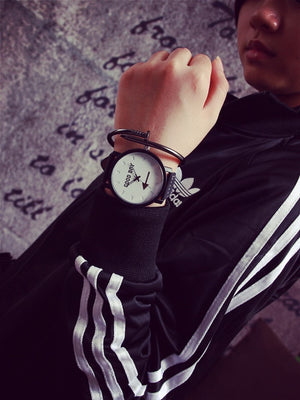 Leather Belt Couple Watch