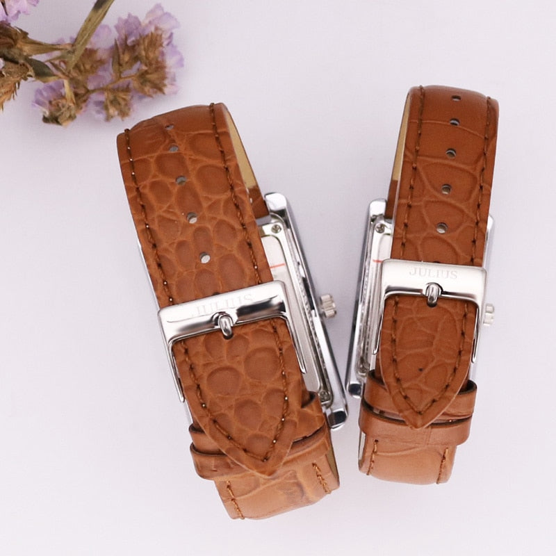 Classic Leather Couple  Watch