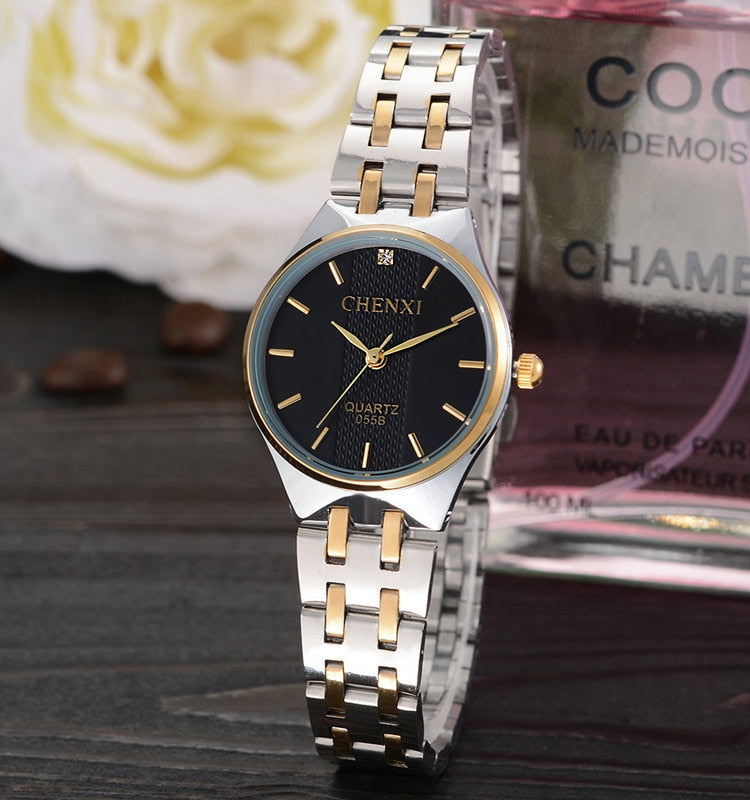 Luxury style couple watch