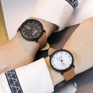 Luxury Leather  Couple Watch