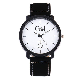 Luxury Leather  Couple Watch