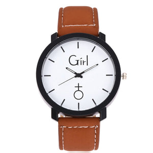 Luxury Leather  Couple Watch