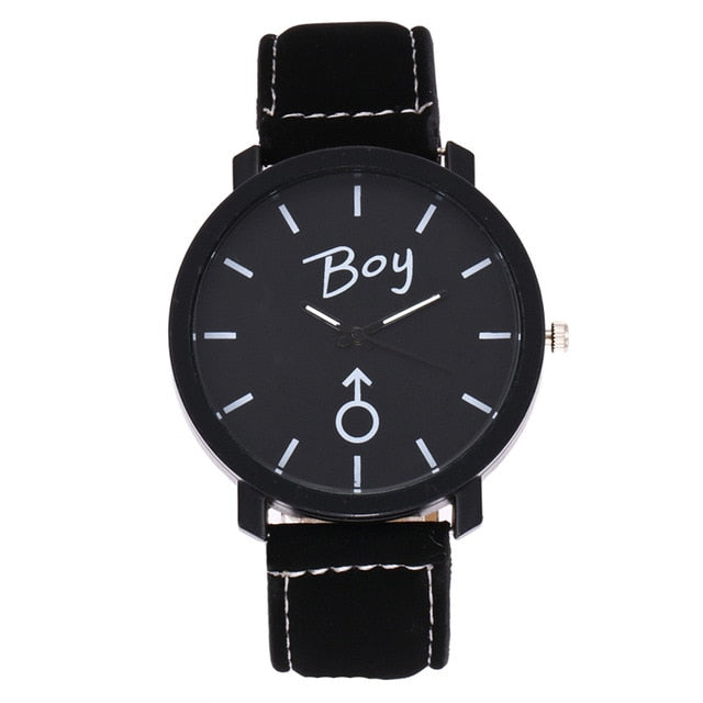 Luxury Leather  Couple Watch