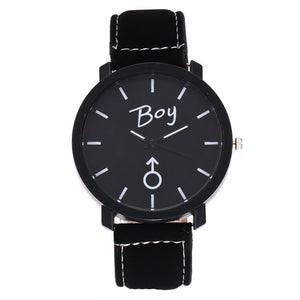 Luxury Leather  Couple Watch