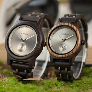 Wooden  Couple Watch