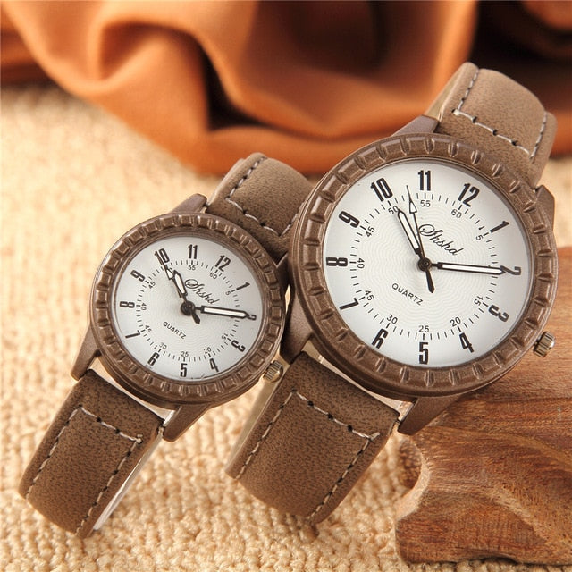 wood Couple Watch