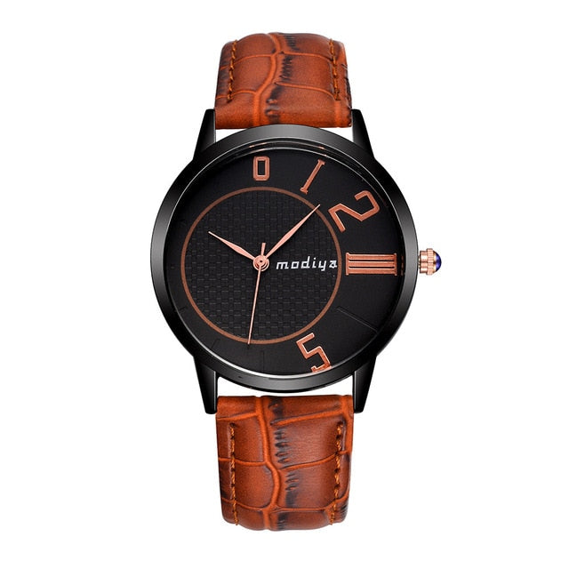 Waterproof Leather Couple Watch