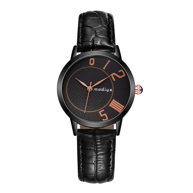 Waterproof Leather Couple Watch