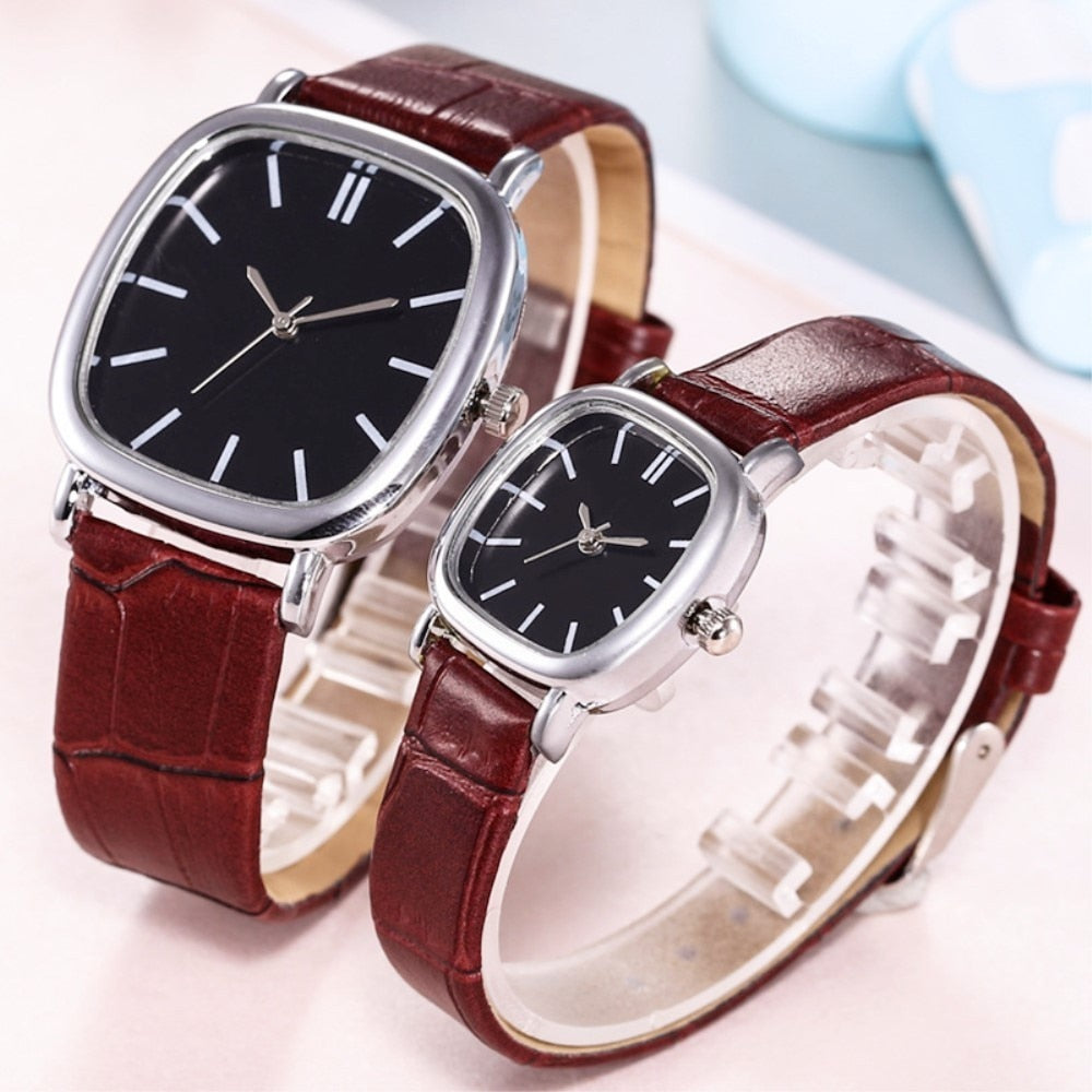 Leather Couple Watch
