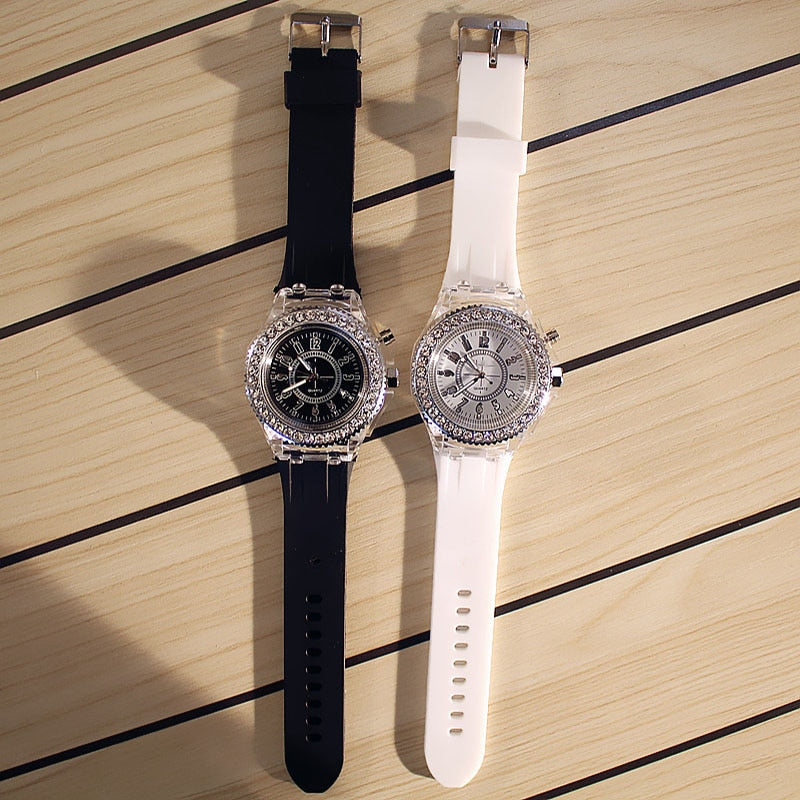 Led Flash Couple Watch