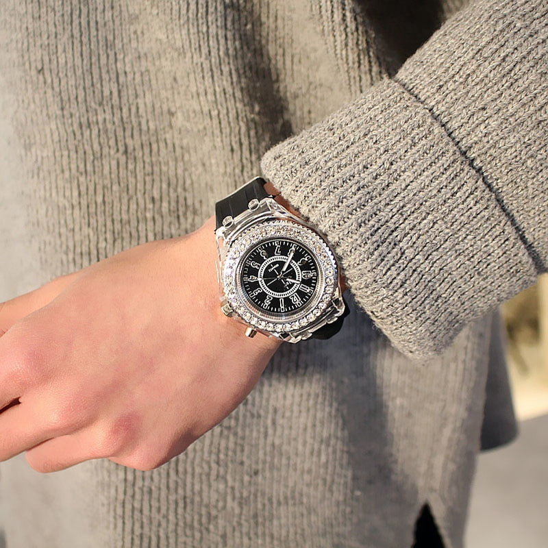 Led Flash Couple Watch