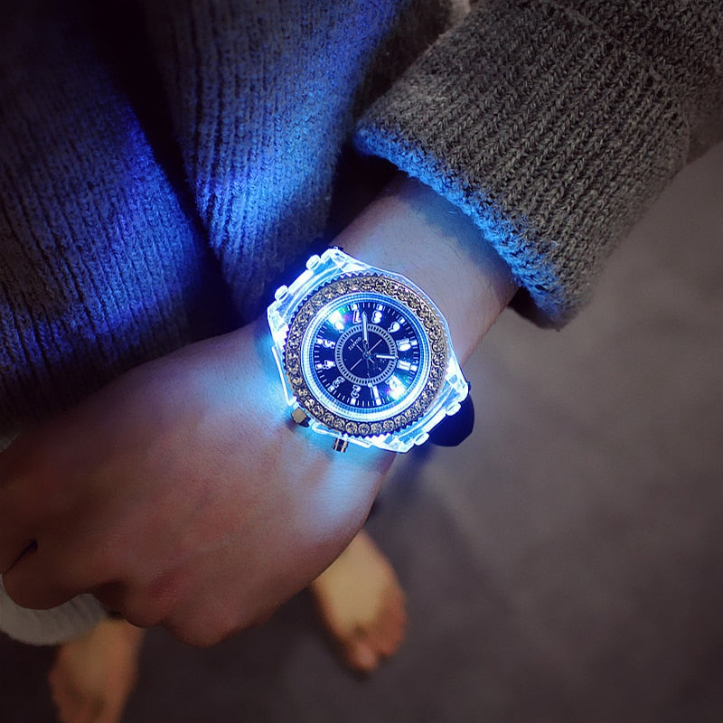 Led Flash Couple Watch