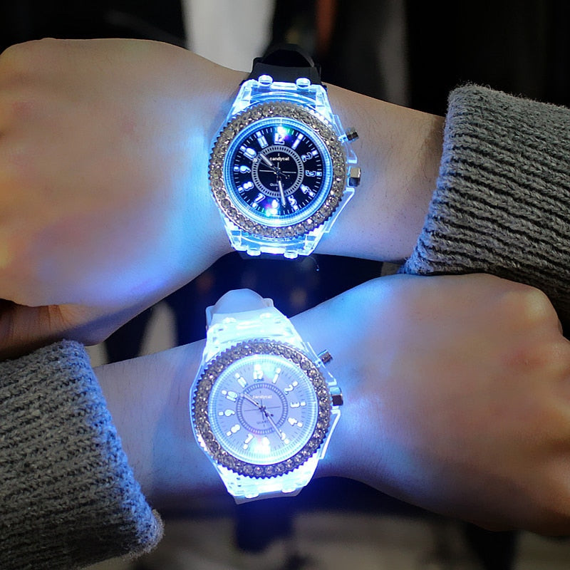Led Flash Couple Watch