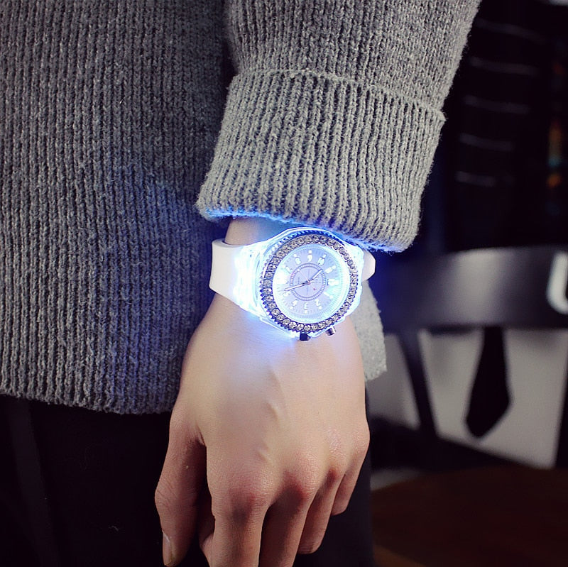 Led Flash Couple Watch